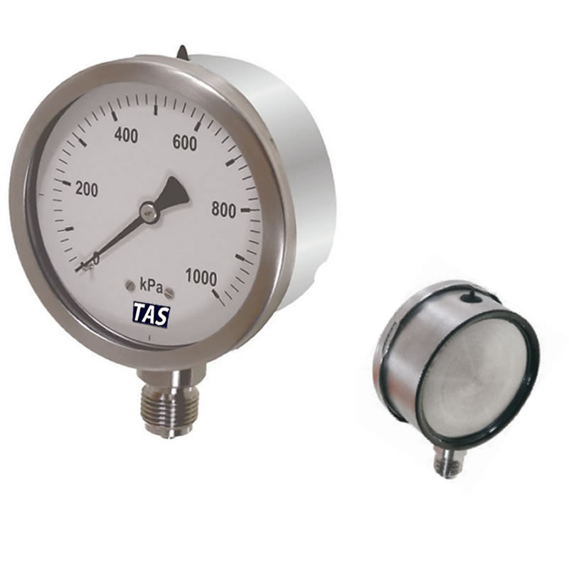 Safety Gauge - Solid Front SF Industrial Pressure Gauge